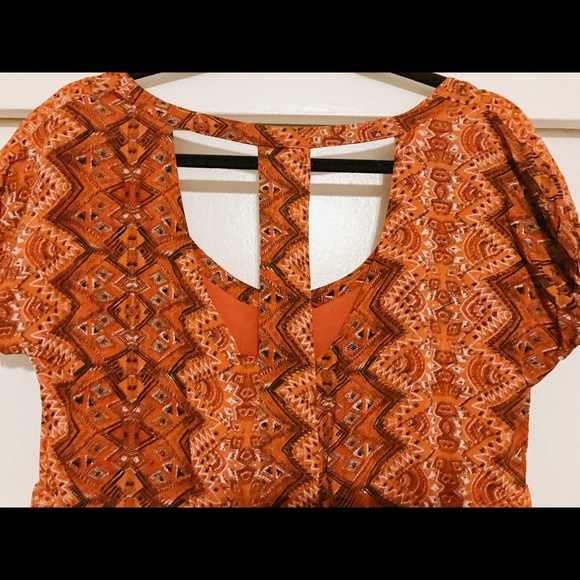 Free People Sundown Cutout-Back Babydoll Dress - Picture 4 of 5